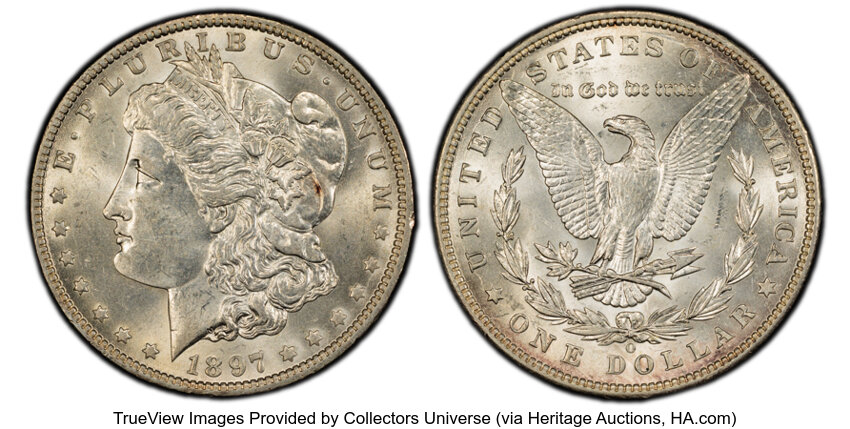 1897-O $1 VG8 CAC thumbnail 3
