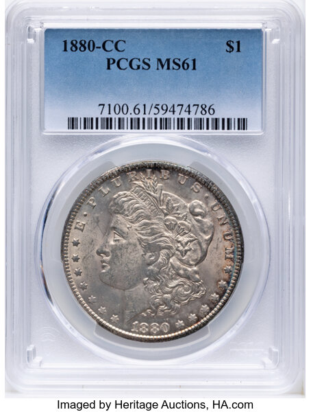 1880-CC $1  8/7 Dash, Large CC, VAM-9A MS thumbnail 5