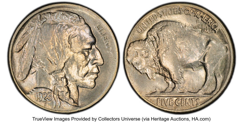 1923-S 5c MS thumbnail 3