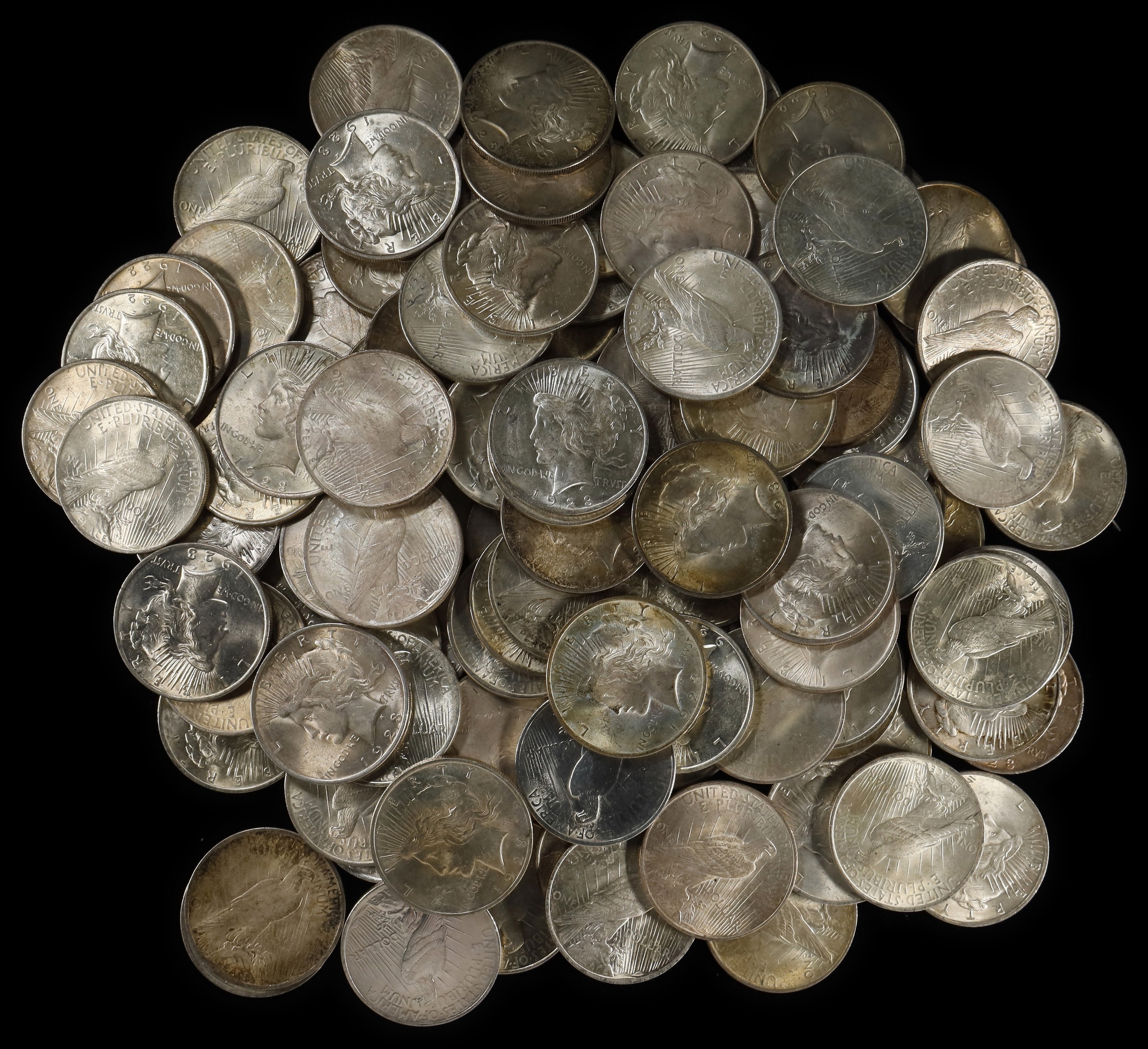 Peace Dollar $1  1921-1935 [Type] MS65 CAC thumbnail 2