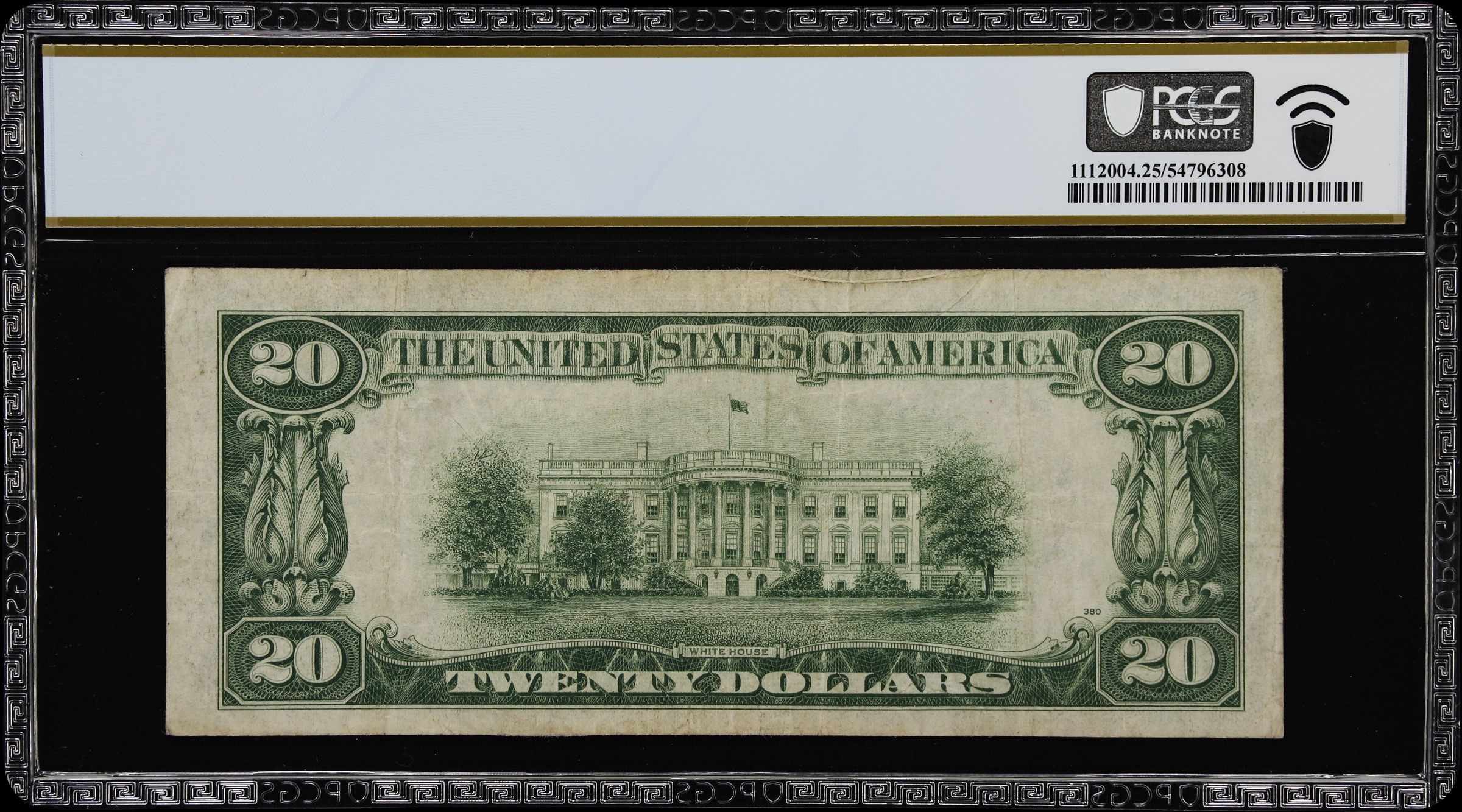 1934A $20  Kansas City, Star Replacement (Fr. 2055J*) thumbnail 3