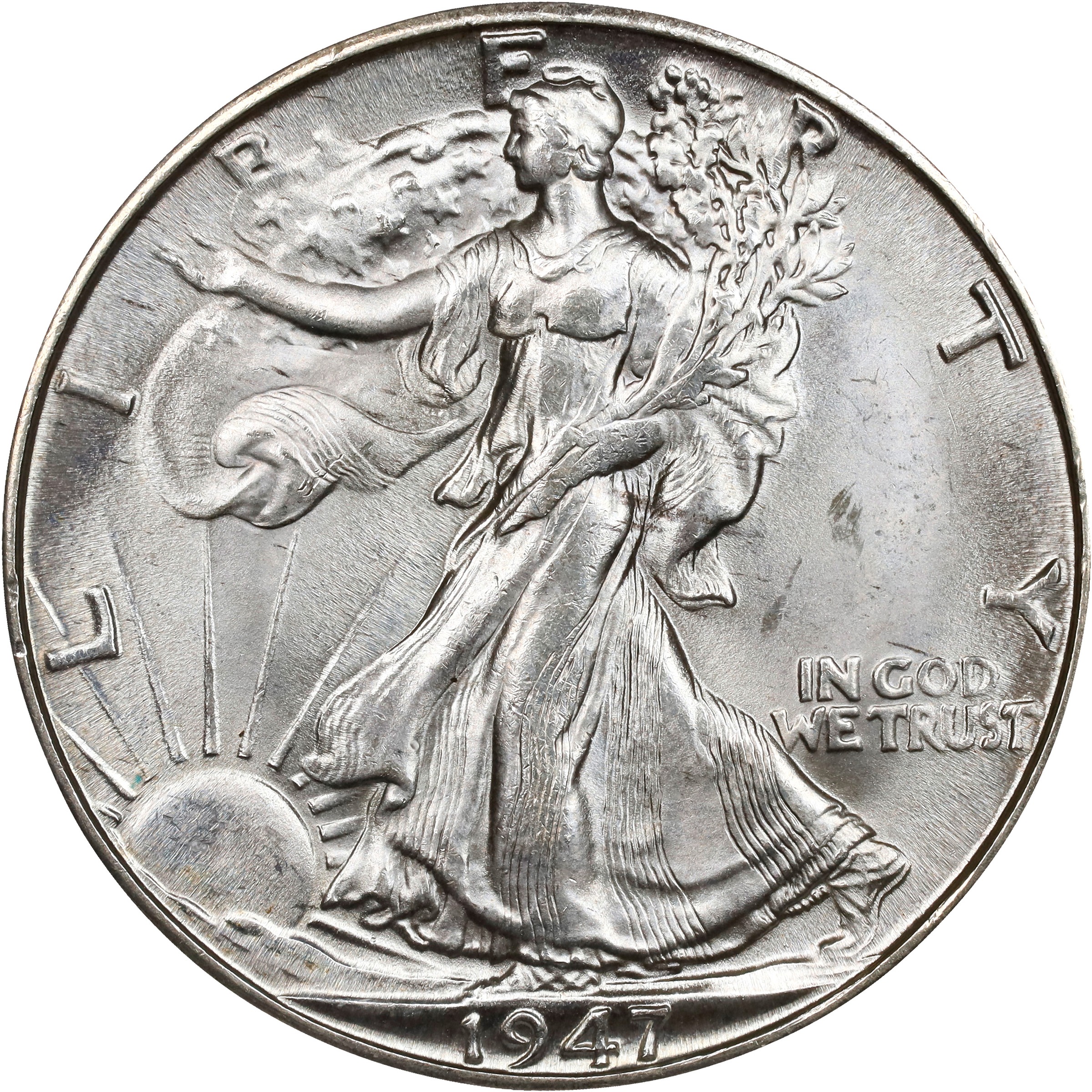 1947-D 50c G4 CAC thumbnail 23