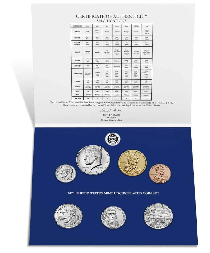 2012 $1  Uncirculated Set, Presidential, 8 Coins MS thumbnail 6
