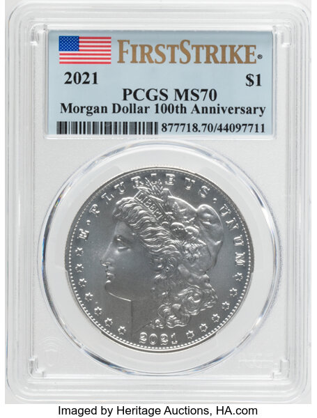 2021 S$1 Morgan, 100th Anniversary MS thumbnail 2