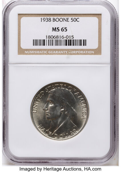 1938 50c Boone MS thumbnail 3