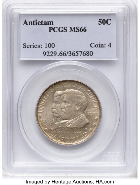 1937 50c Antietam MS thumbnail 5