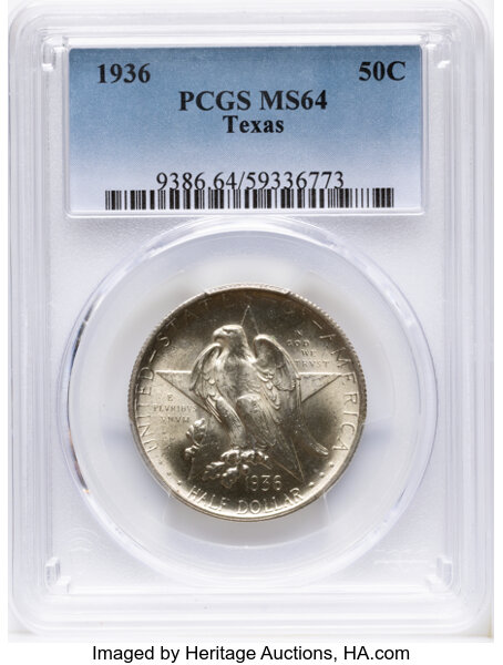 1936 50c Texas MS thumbnail 5