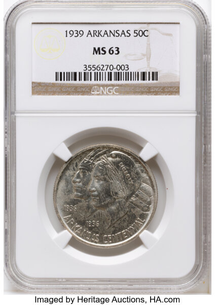 1939 50c Arkansas MS thumbnail 4