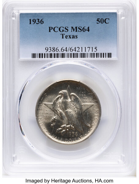 1936 50c Texas MS thumbnail 6