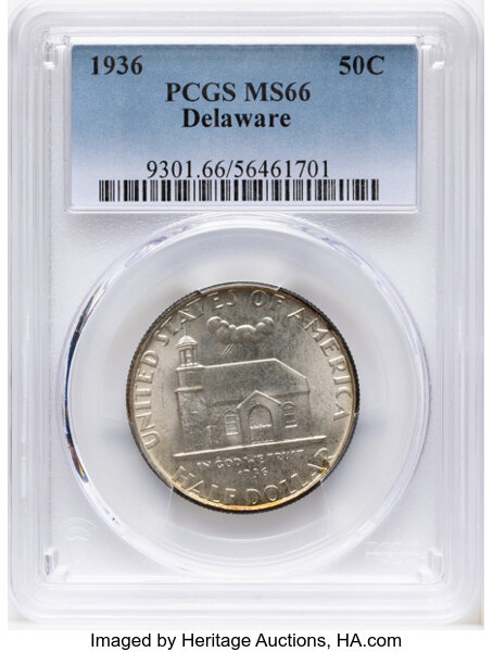1936 50c Delaware MS thumbnail 11