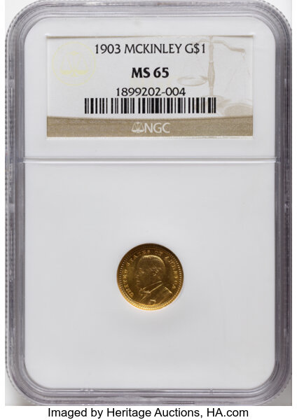 1903 G$1 McKinley - Louisiana Purchase MS thumbnail 5