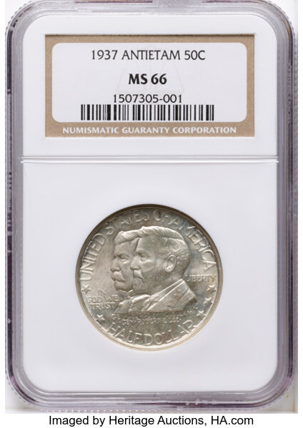 1937 50c Antietam MS thumbnail 4