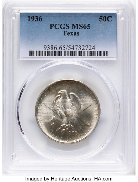 1936 50c Texas MS thumbnail 3