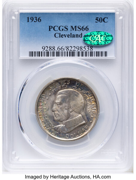1936 50c Cleveland - Great Lakes Expo MS thumbnail 3