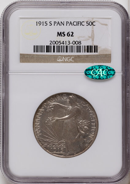 1915-S 50c Panama-Pacific Expo MS thumbnail 10
