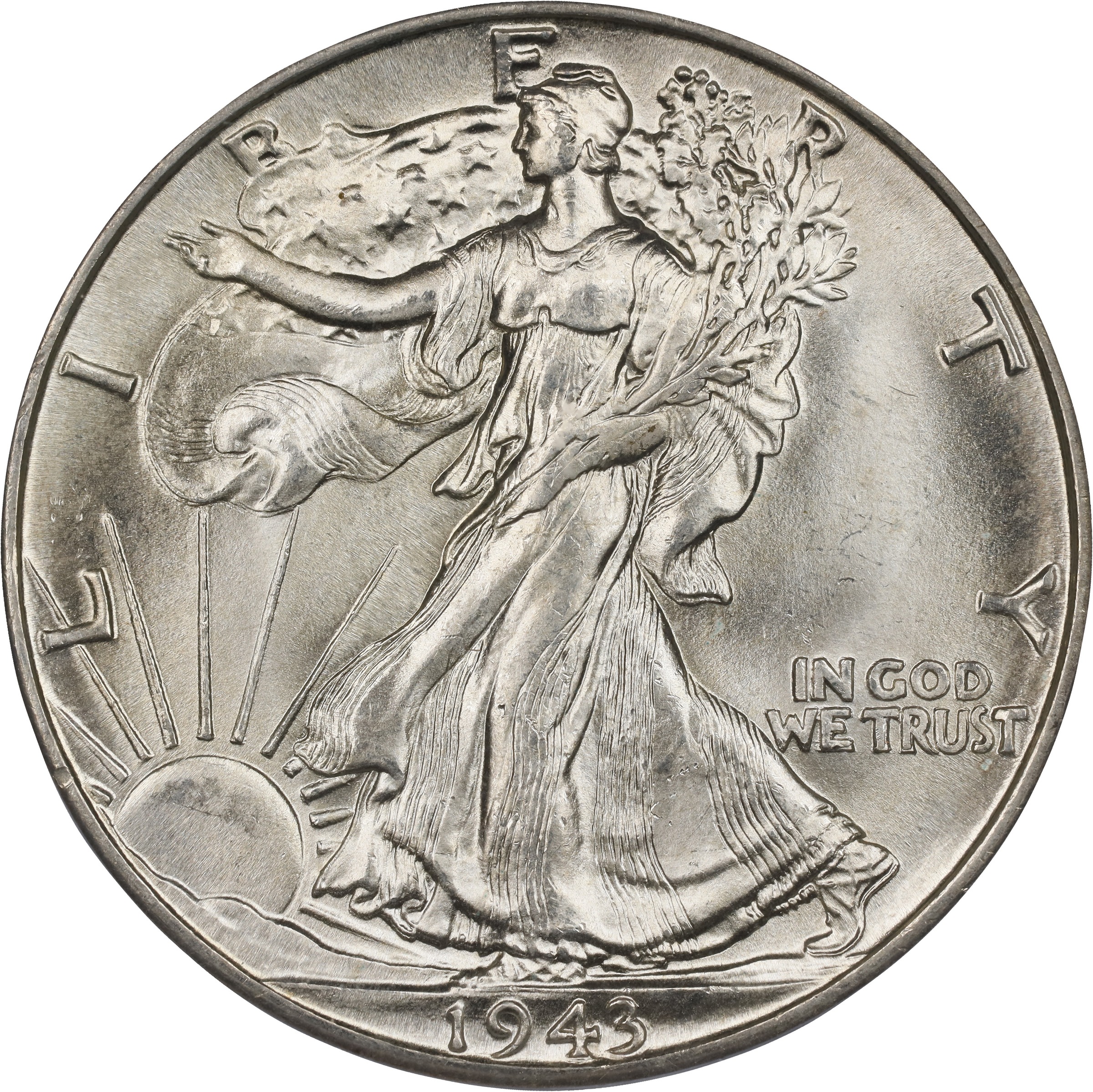 1943-D 50c MS thumbnail 4