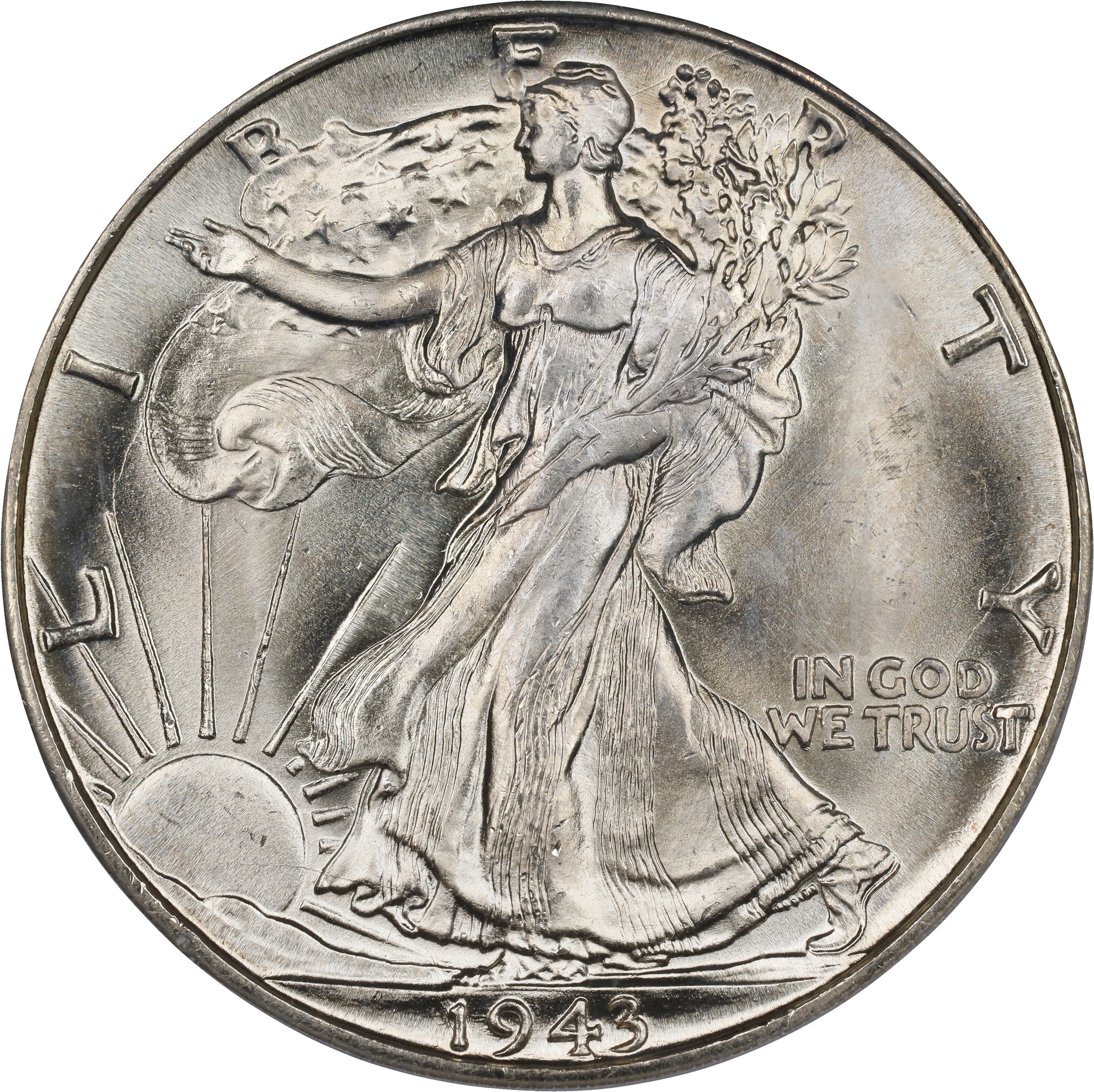 1943-D 50c MS thumbnail 7