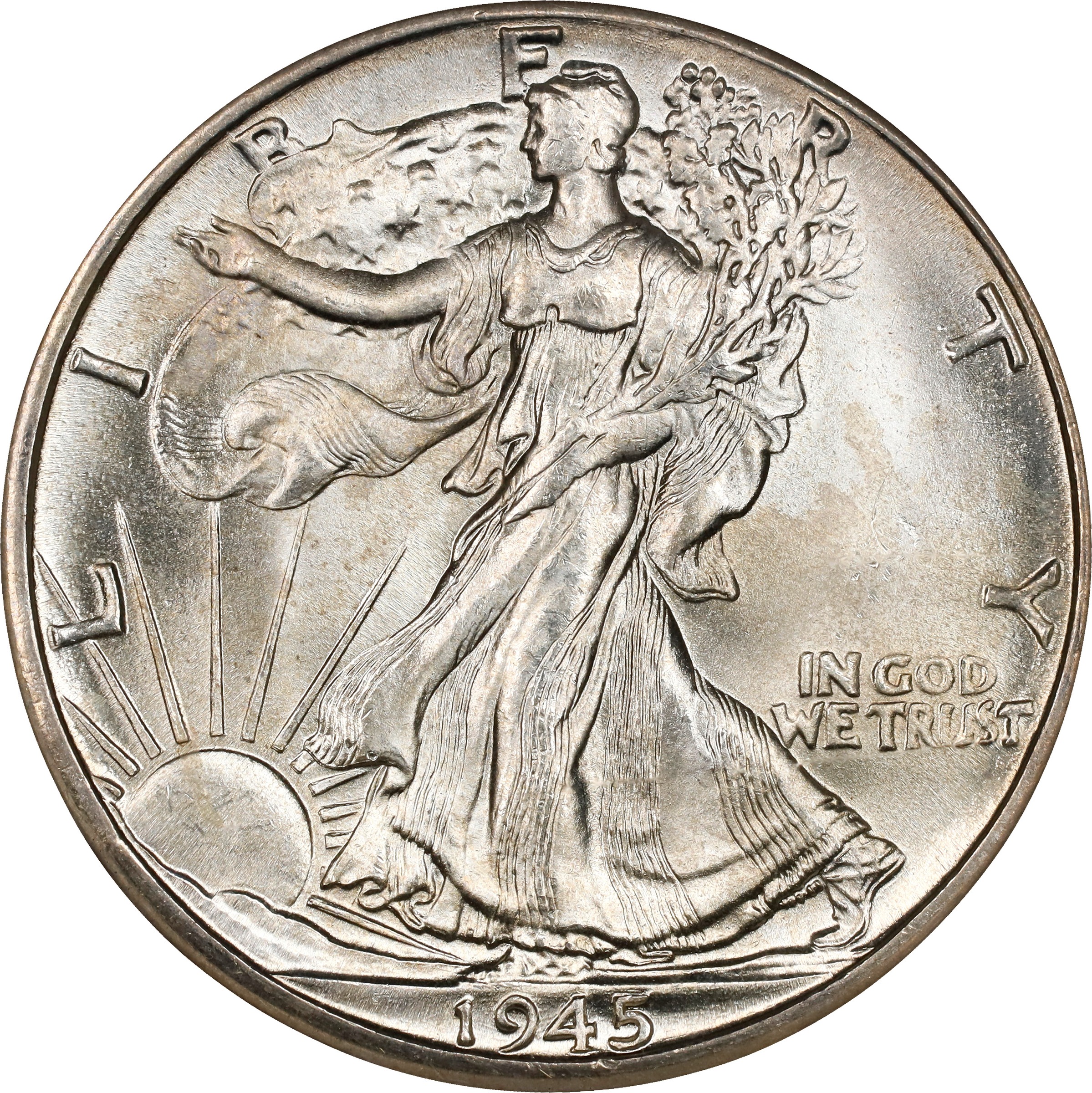 1945-D 50c MS63 CAC thumbnail 25