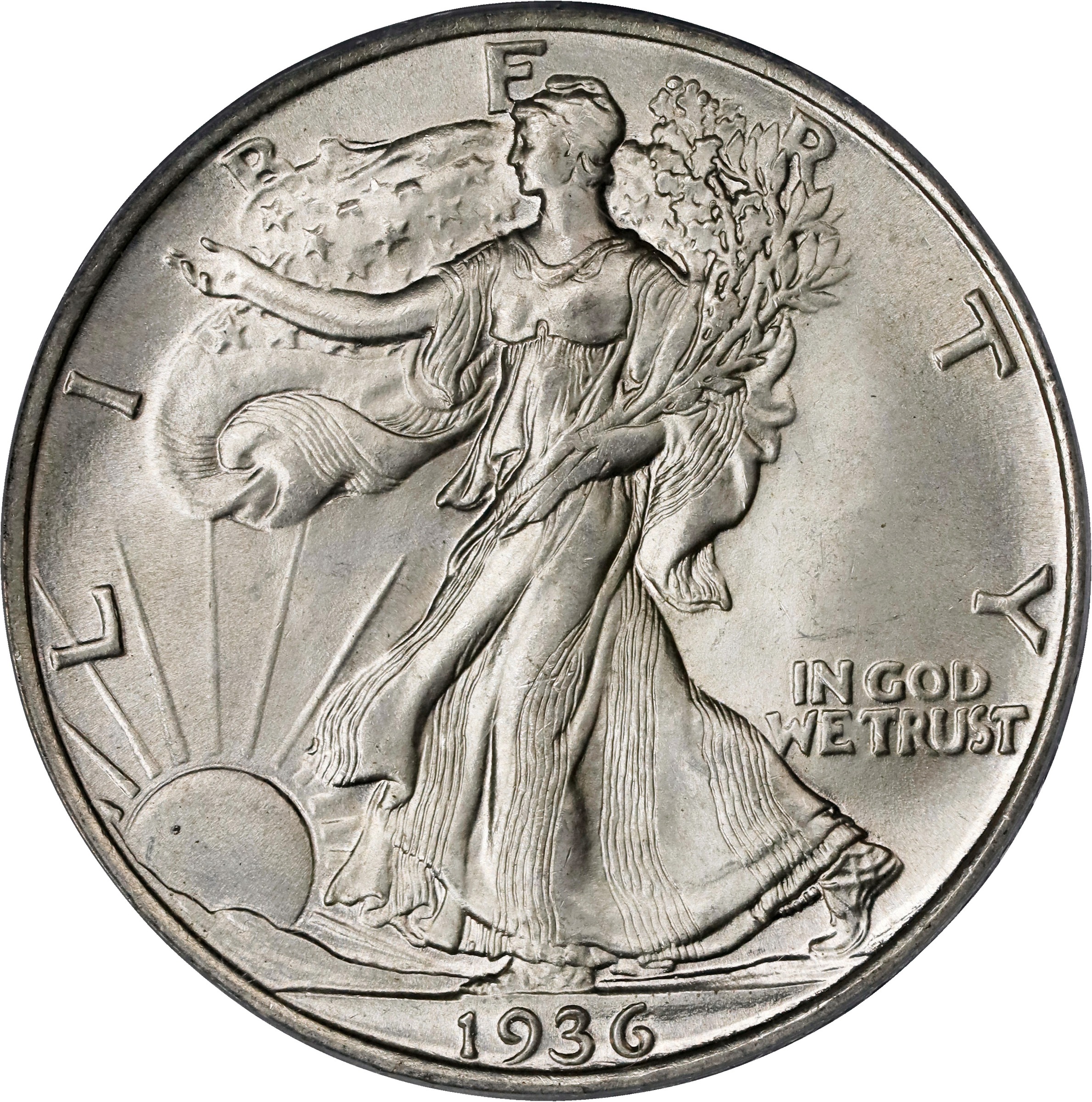 1936 50c Doubled Die Obverse, FS-101 MS thumbnail 11