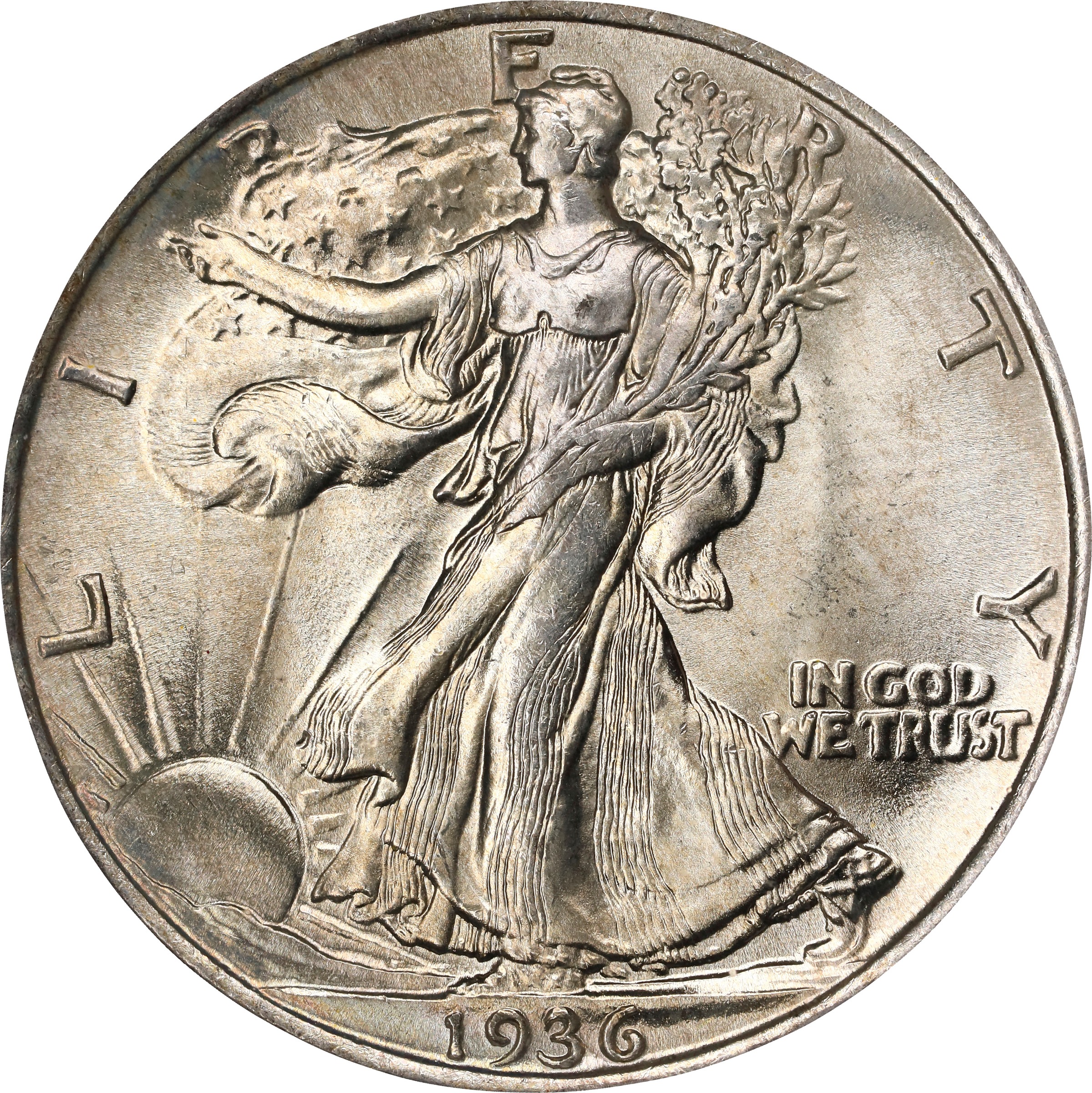 1936 50c Doubled Die Obverse, FS-101 MS thumbnail 13