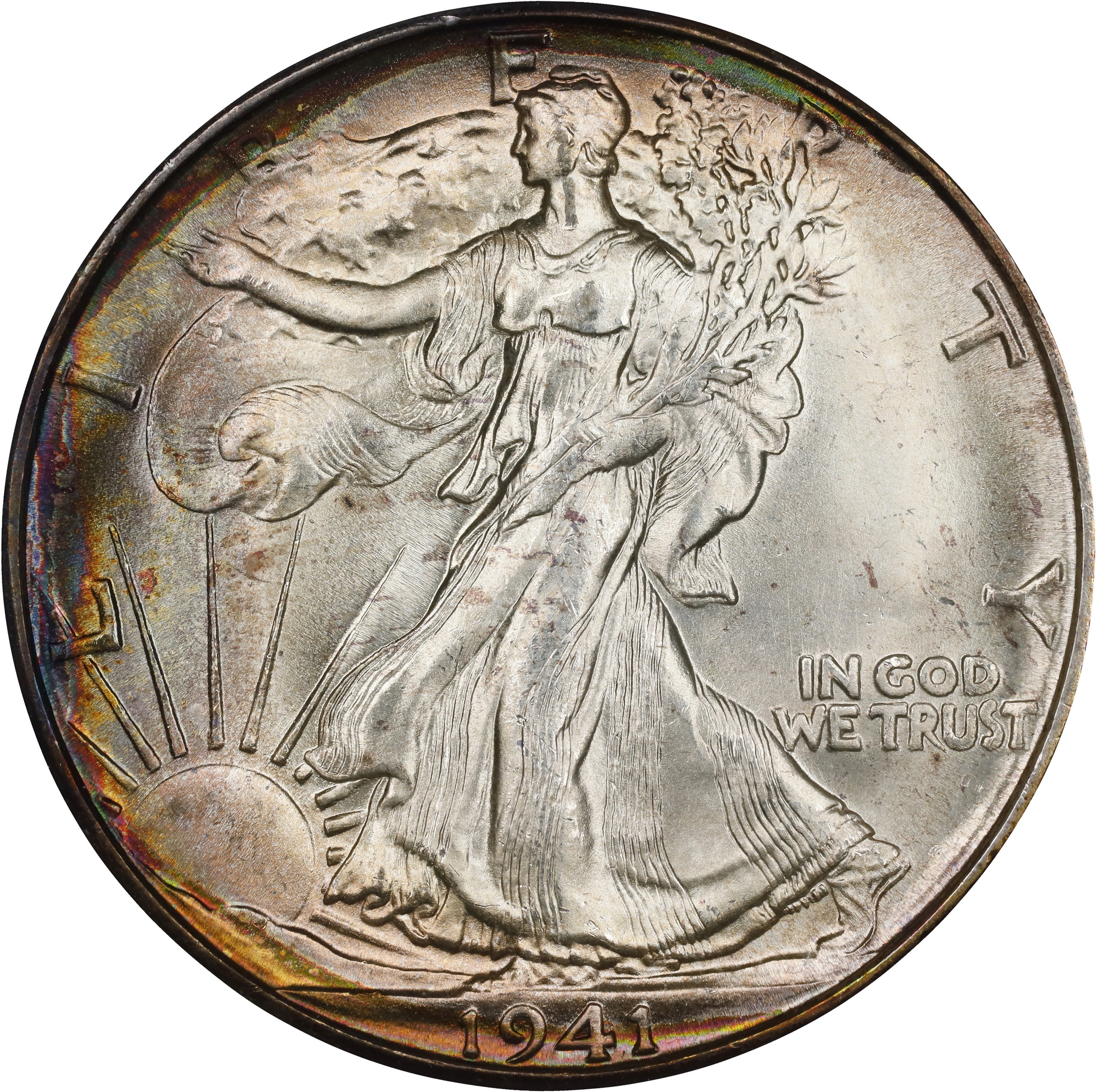 1941-D 50c MS thumbnail 3