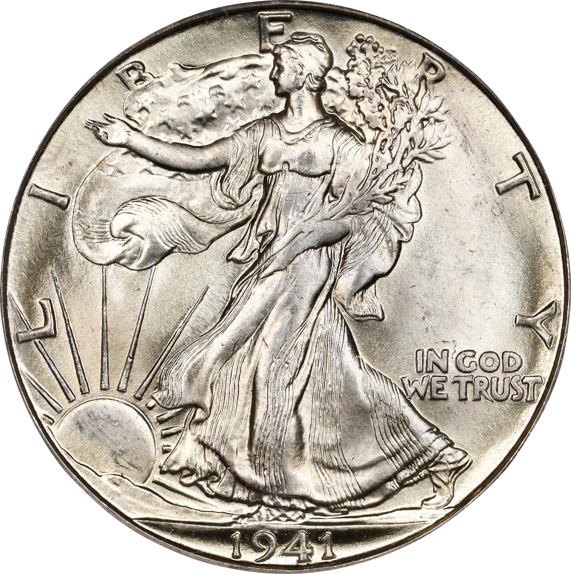 1941-D 50c MS thumbnail 6