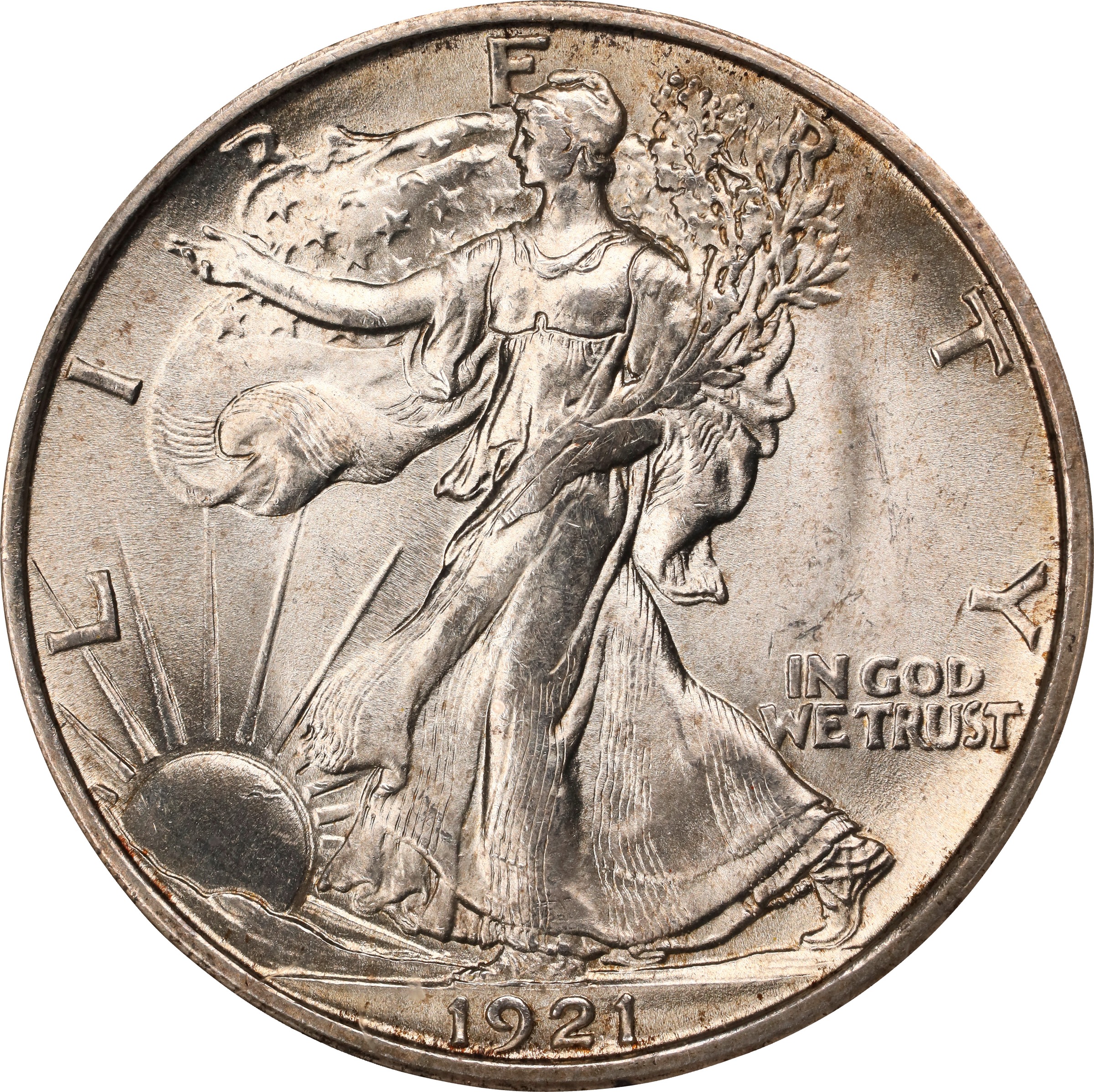 1921-D 50c MS thumbnail 2