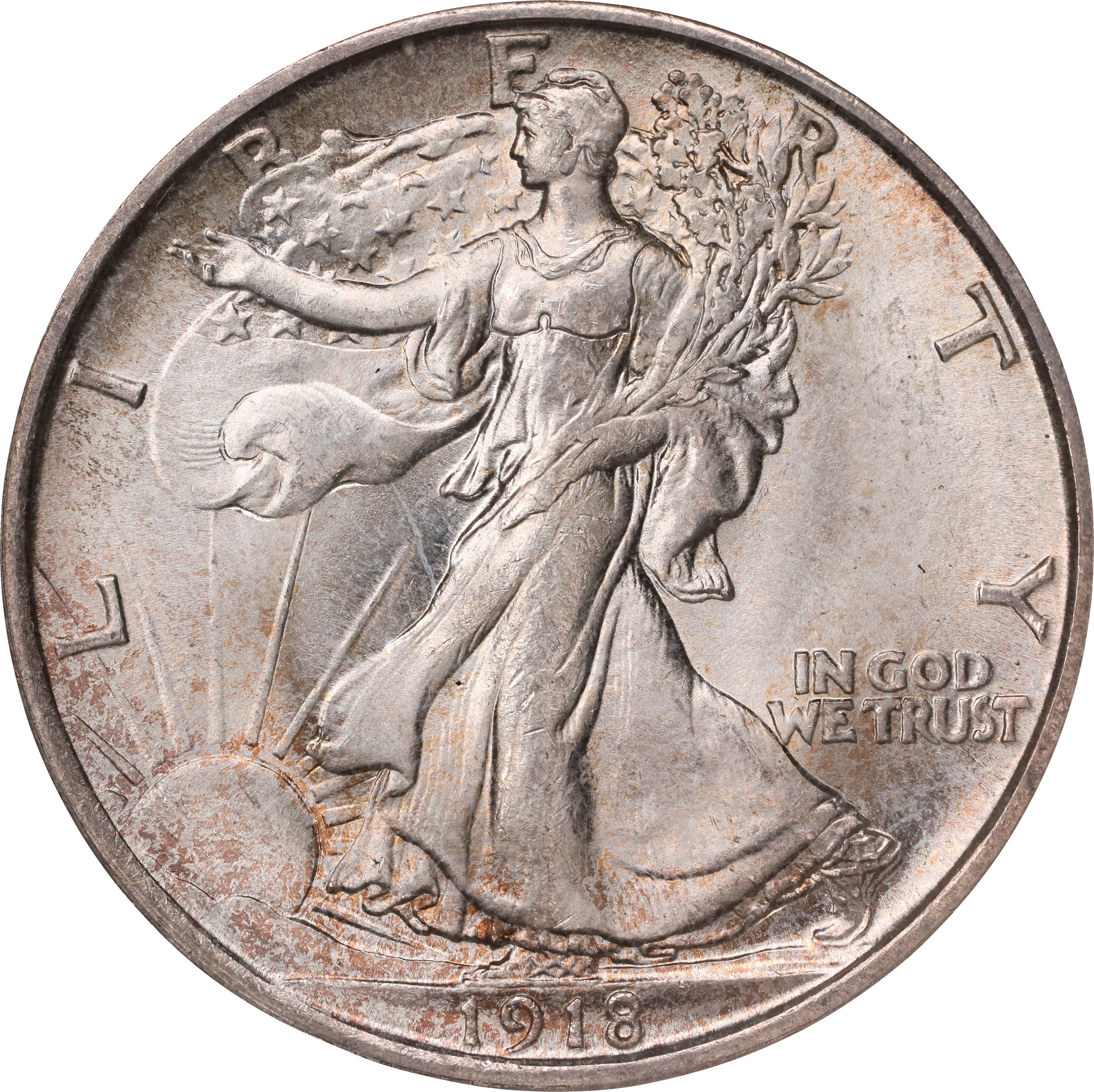 1918-D 50c MS thumbnail 5
