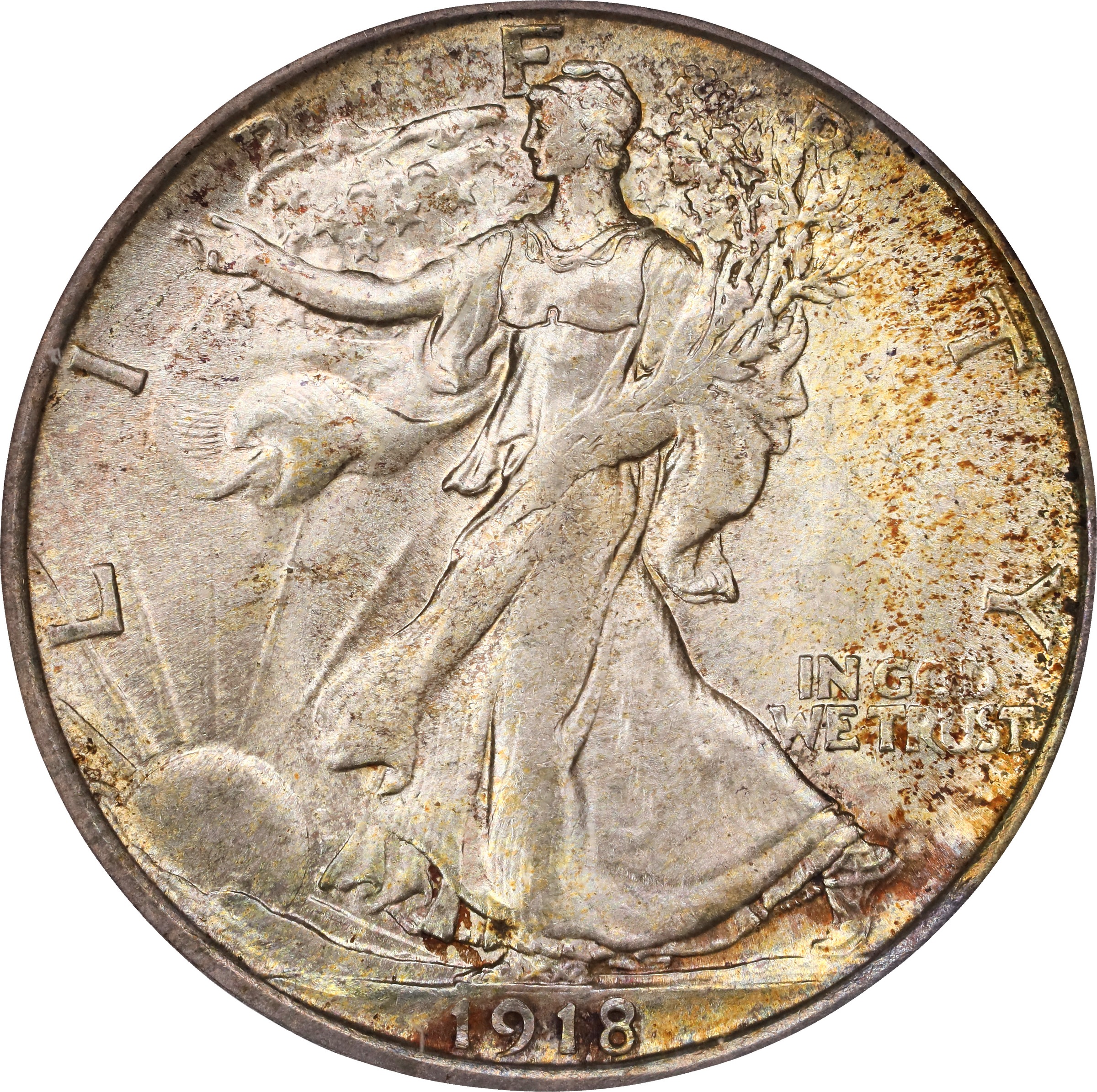 1918-D 50c MS thumbnail 6