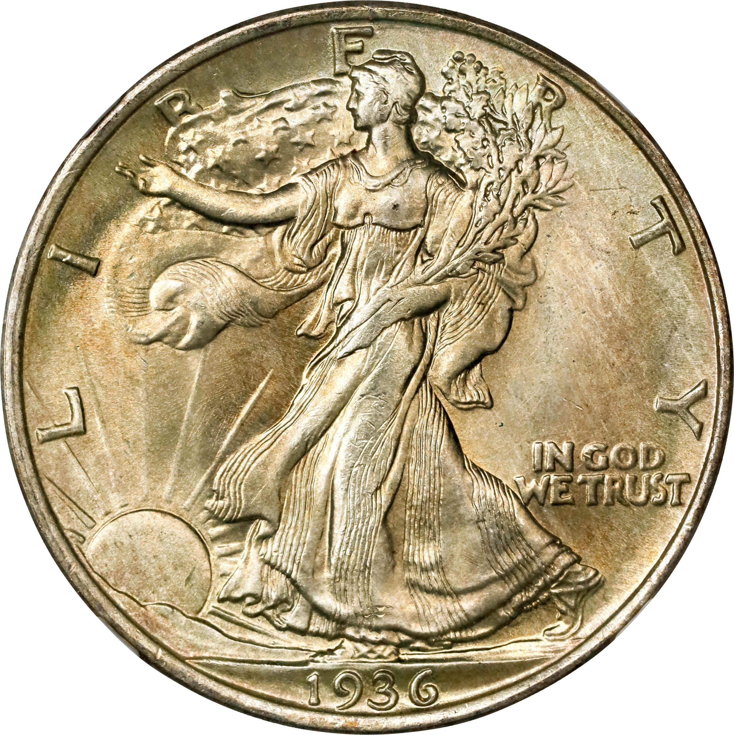 1936 50c Doubled Die Obverse, FS-101 MS thumbnail 16