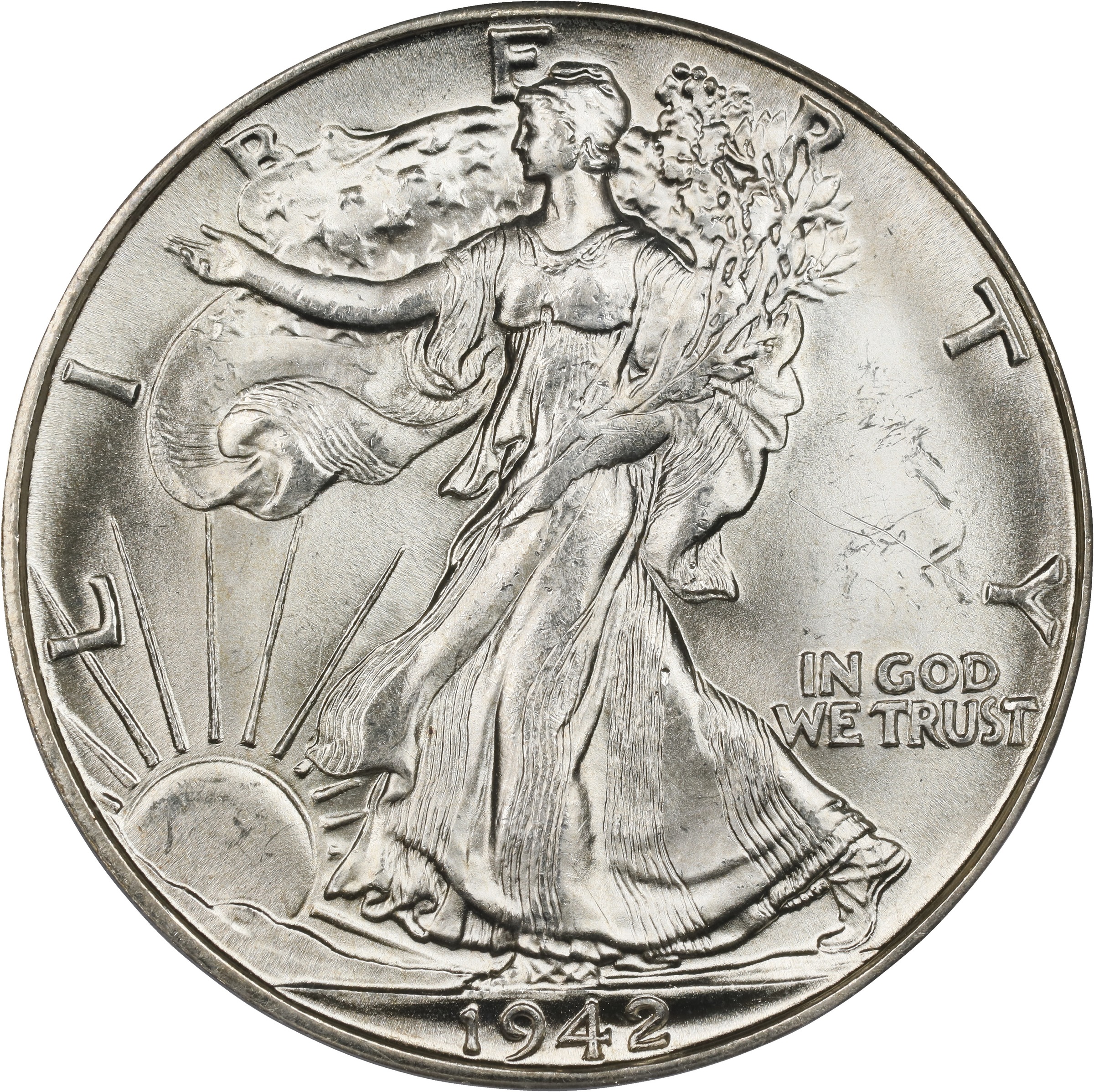 1942-D 50c MS thumbnail 3