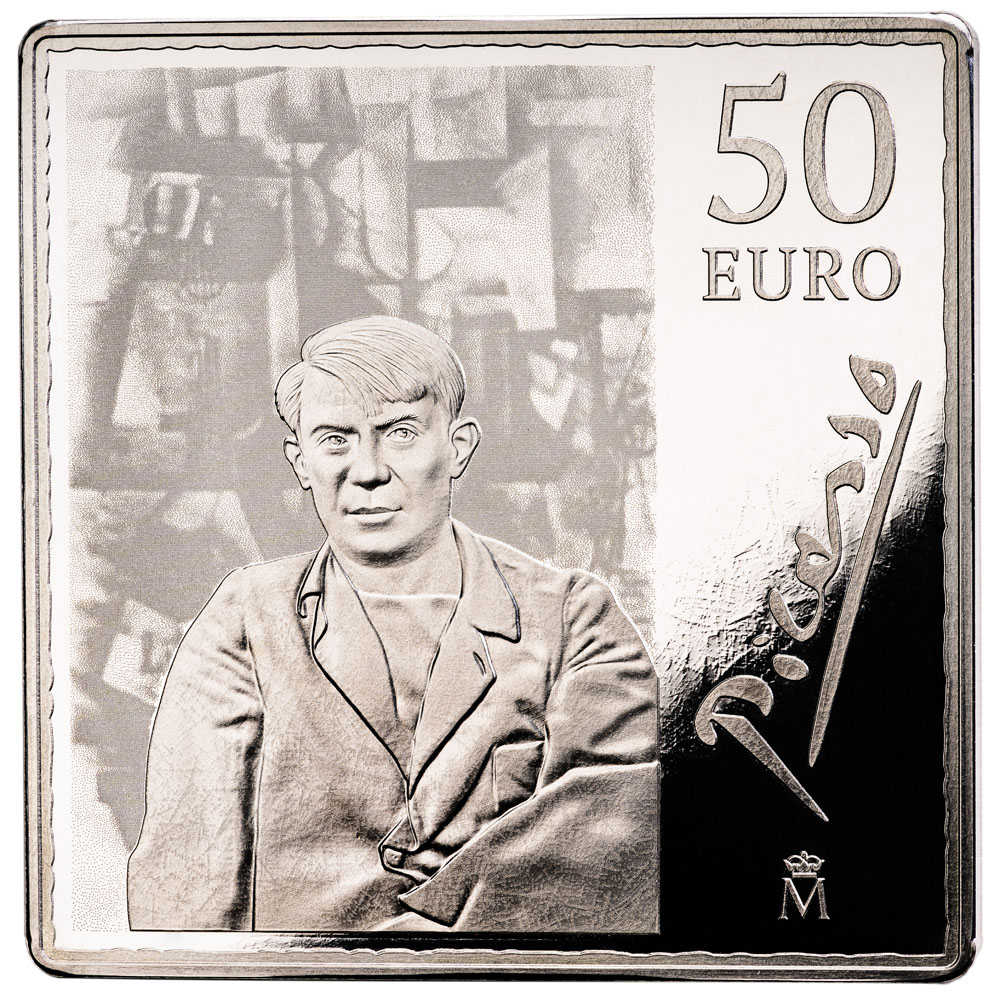 2023 Set 50th Anniversary of Picasso, Complete Collection, 8 Coins PR DCAM thumbnail 2