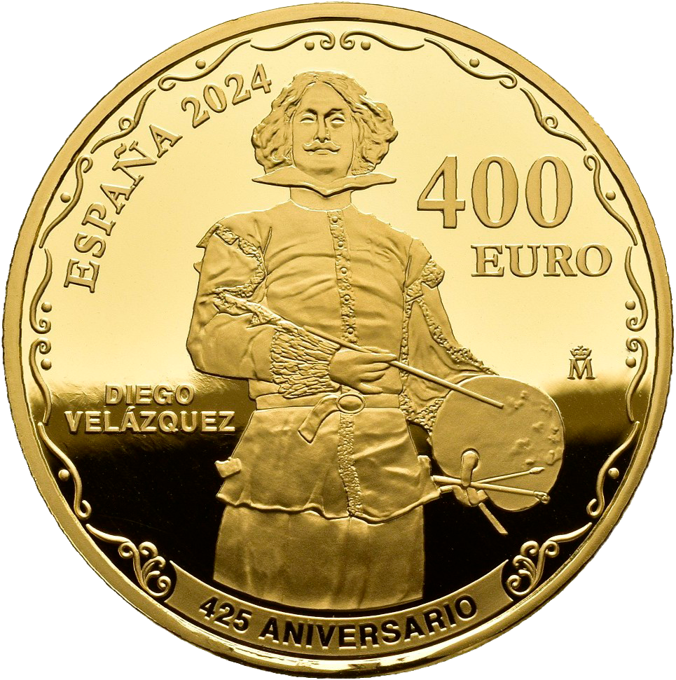 2024-M G€400 / 8E Gold, Velázquez, Triumph of Bacchus PR DCAM