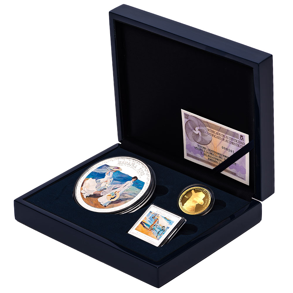 2023 Set Sorolla Centenary, Complete Collection, 3 Coins PR DCAM thumbnail 2