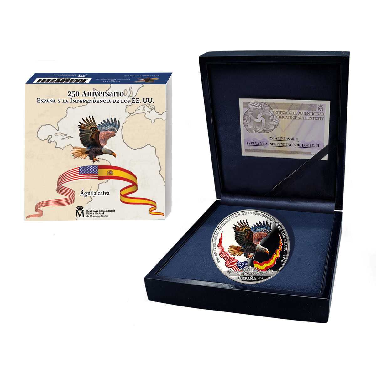 2025-M S€10 / 8R Silver, Bald Eagle, Colorized PR DCAM thumbnail 5