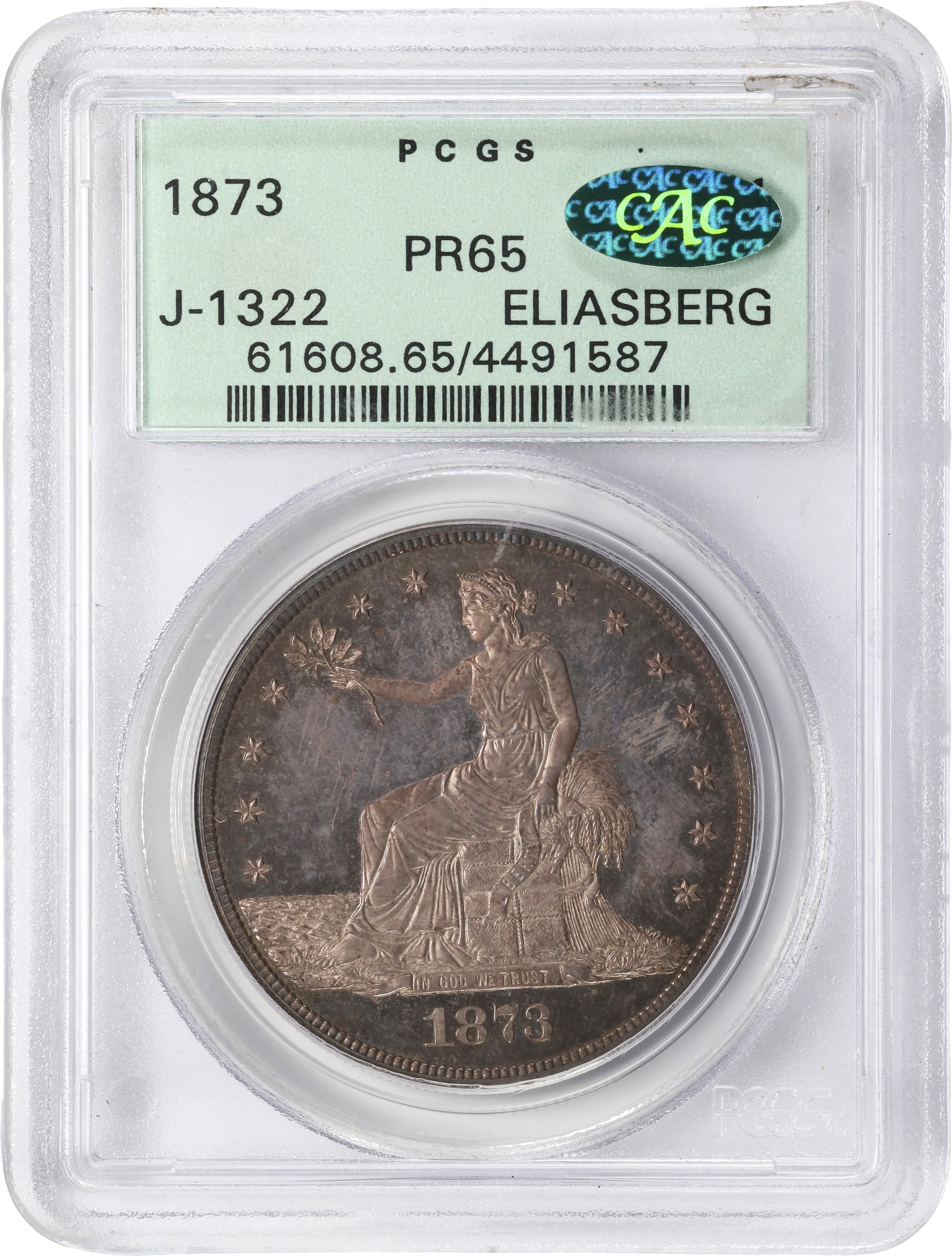 1873 PT$1 Silver, J-1322 PR thumbnail 4