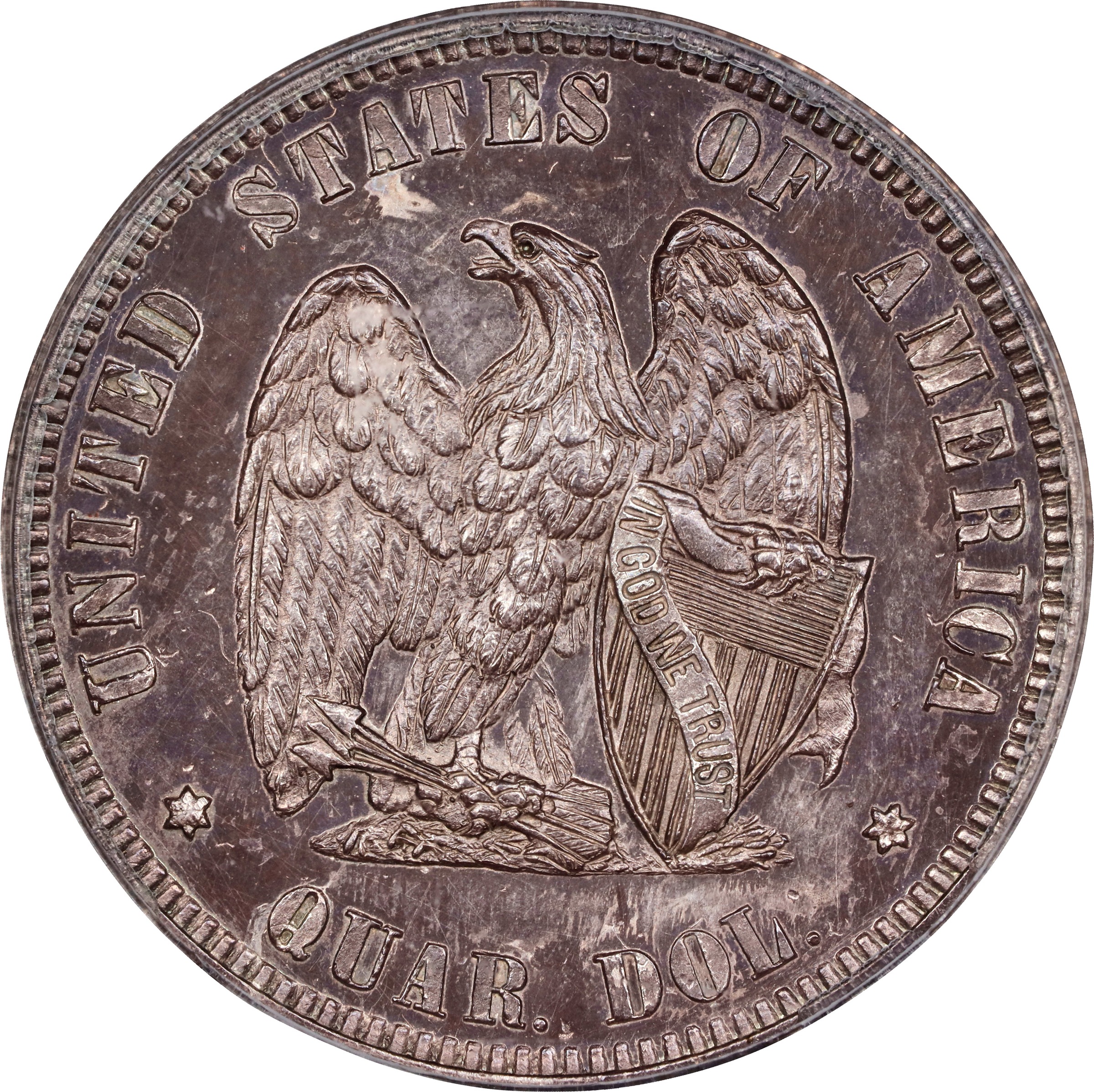 1872 P25c Amazonian, Silver, J-1195 PR thumbnail 3