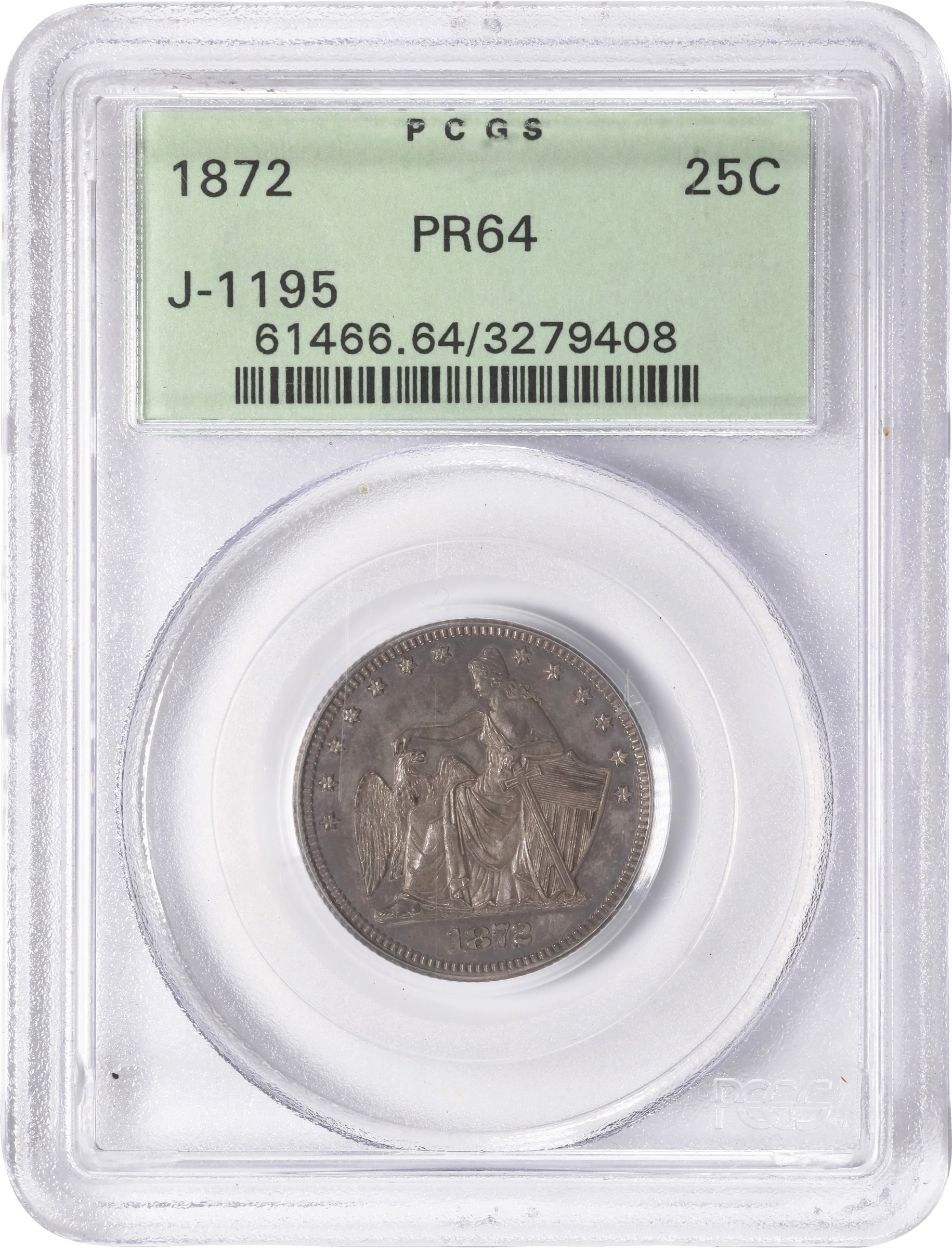 1872 P25c Amazonian, Silver, J-1195 PR thumbnail 5