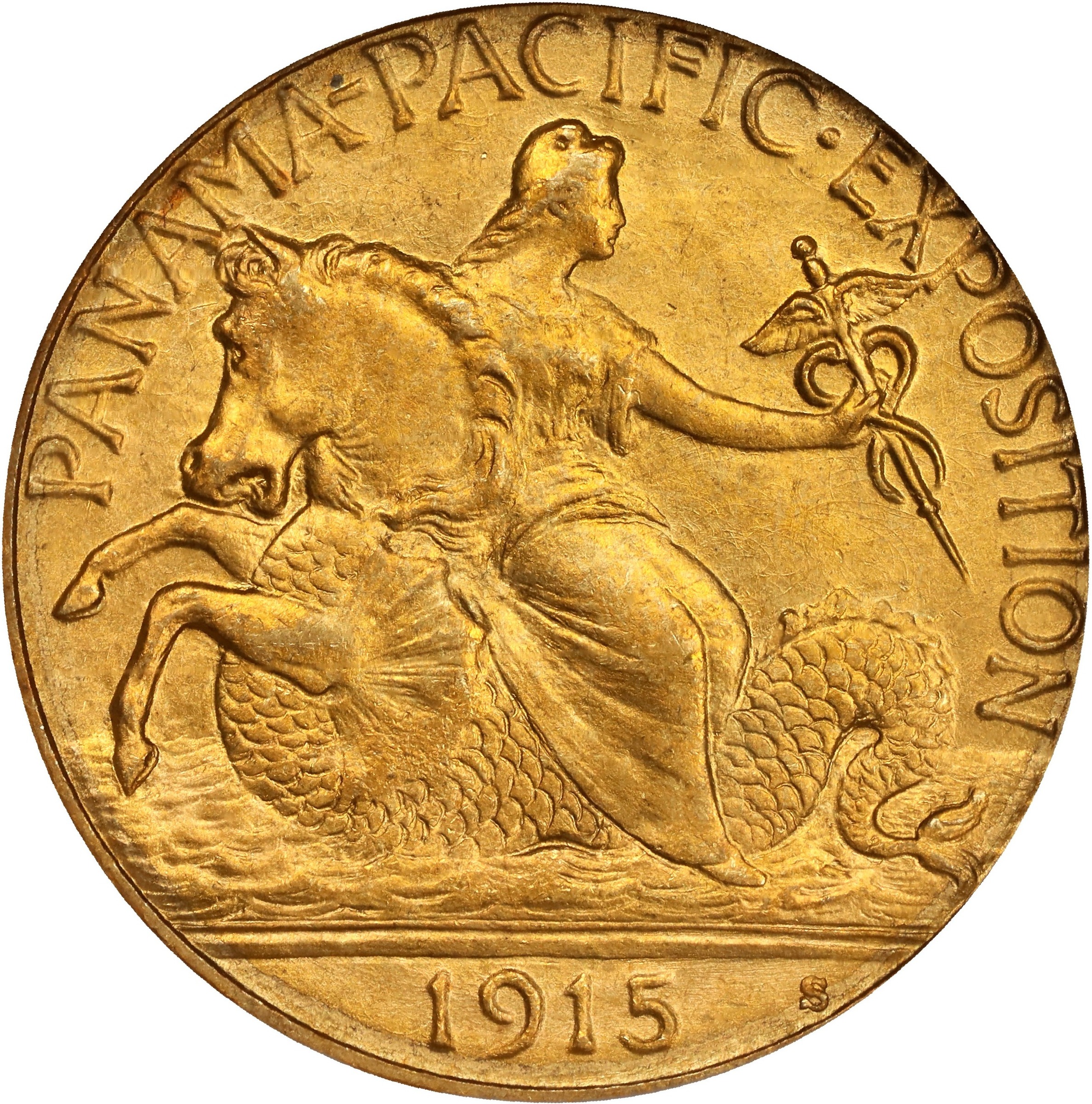1915-S $2 1/2 Panama-Pacific Expo MS66 CAC thumbnail 3