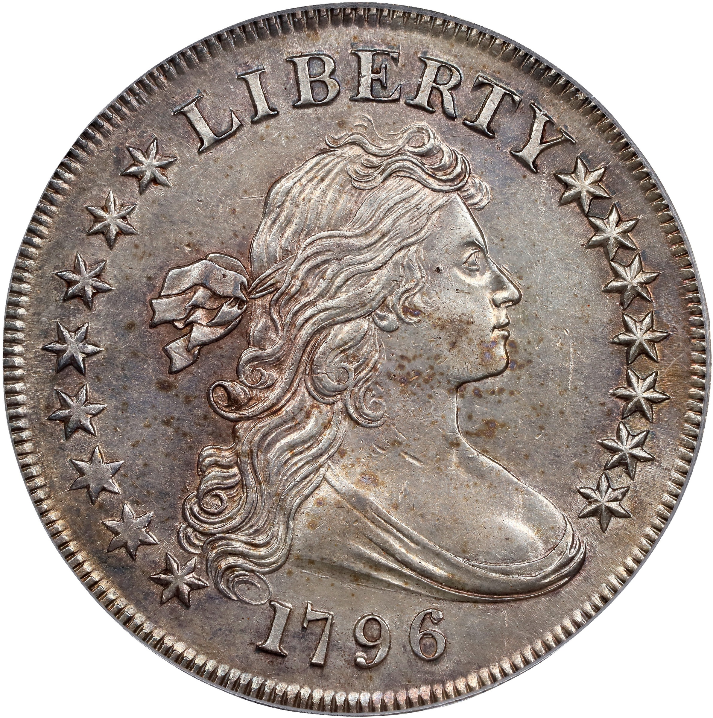 1796 $1  Large Date, Small Letters VF20 CAC thumbnail 4