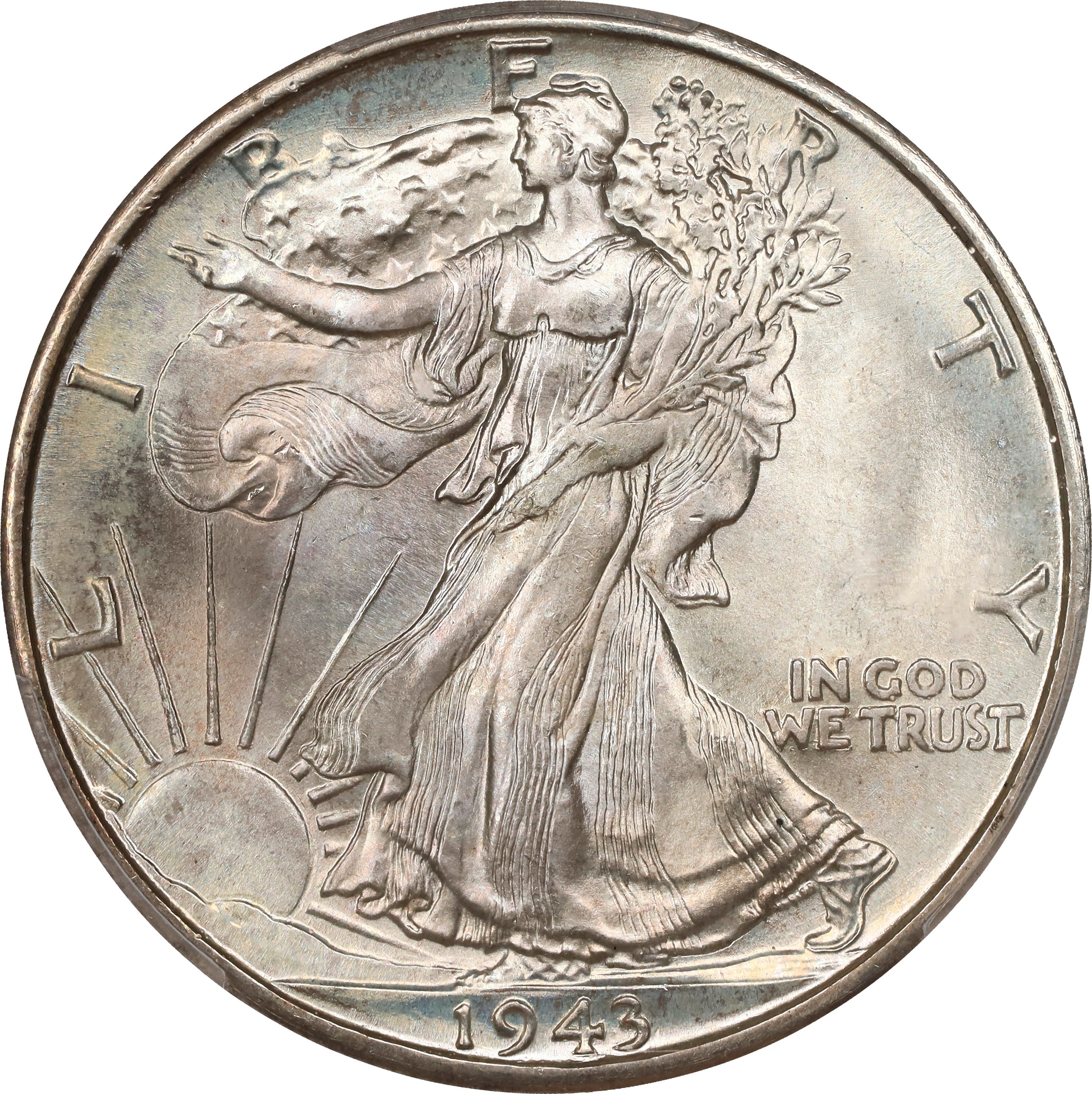 1943-D 50c G6 CAC thumbnail 3