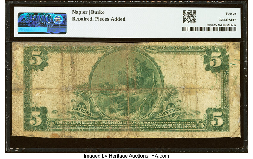 1902 $5  3rd Charter Period, 3rd Issue, Plain Back (Fr. 604) thumbnail 18