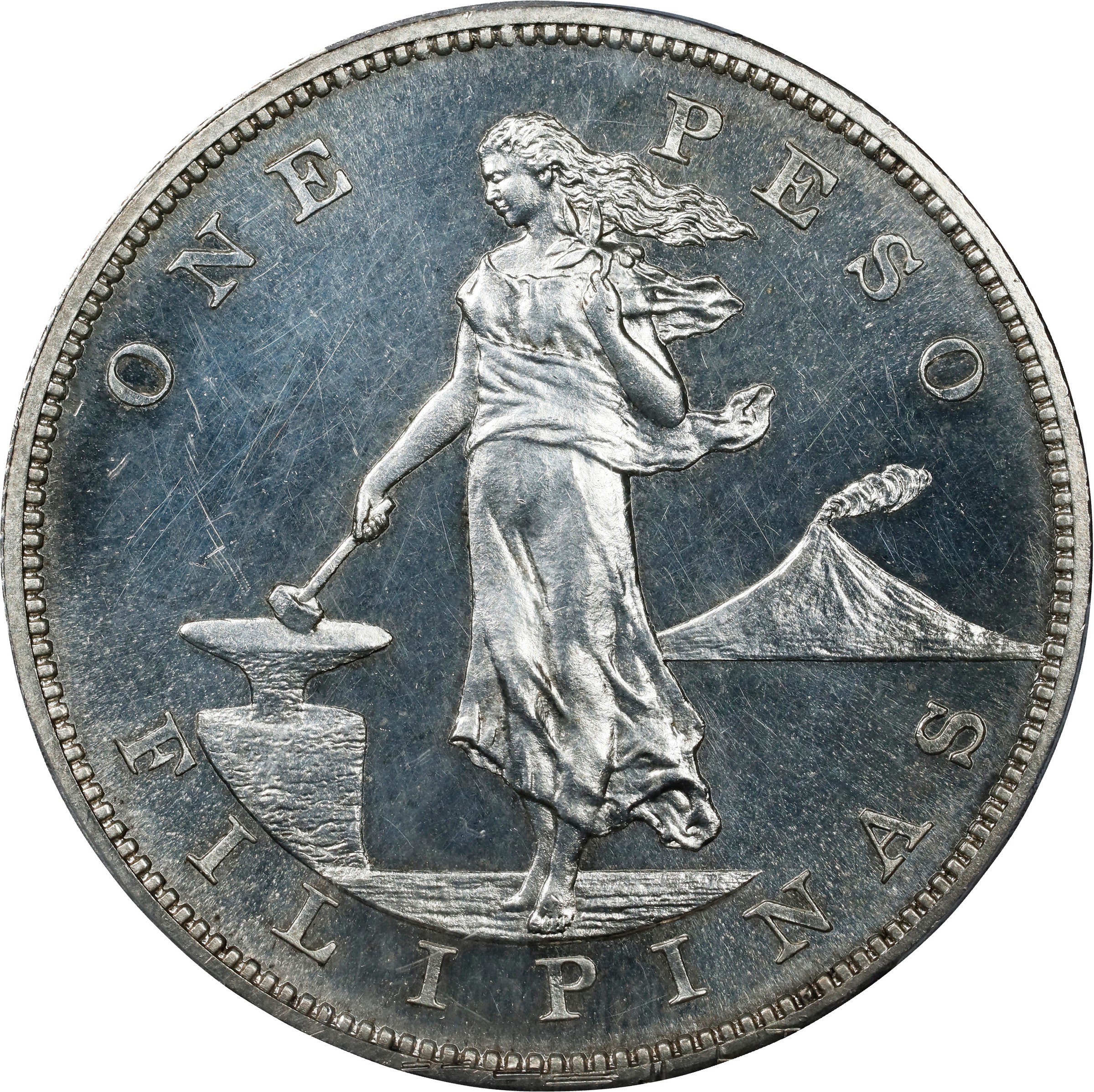 1906 Peso U.S. Philippines PR thumbnail 2