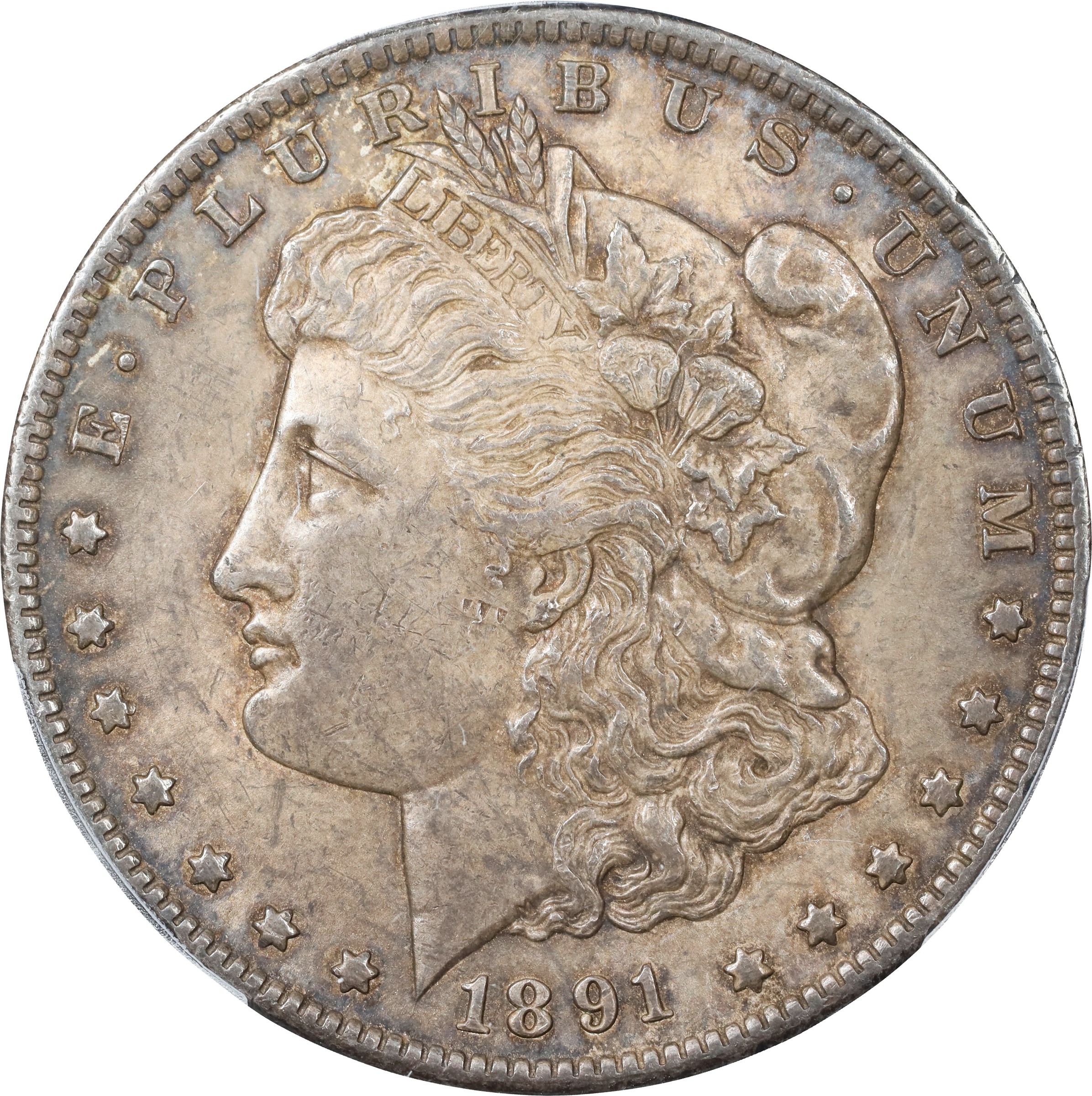 1891-CC $1  Doubled Lettering, VAM-6 MS thumbnail 2