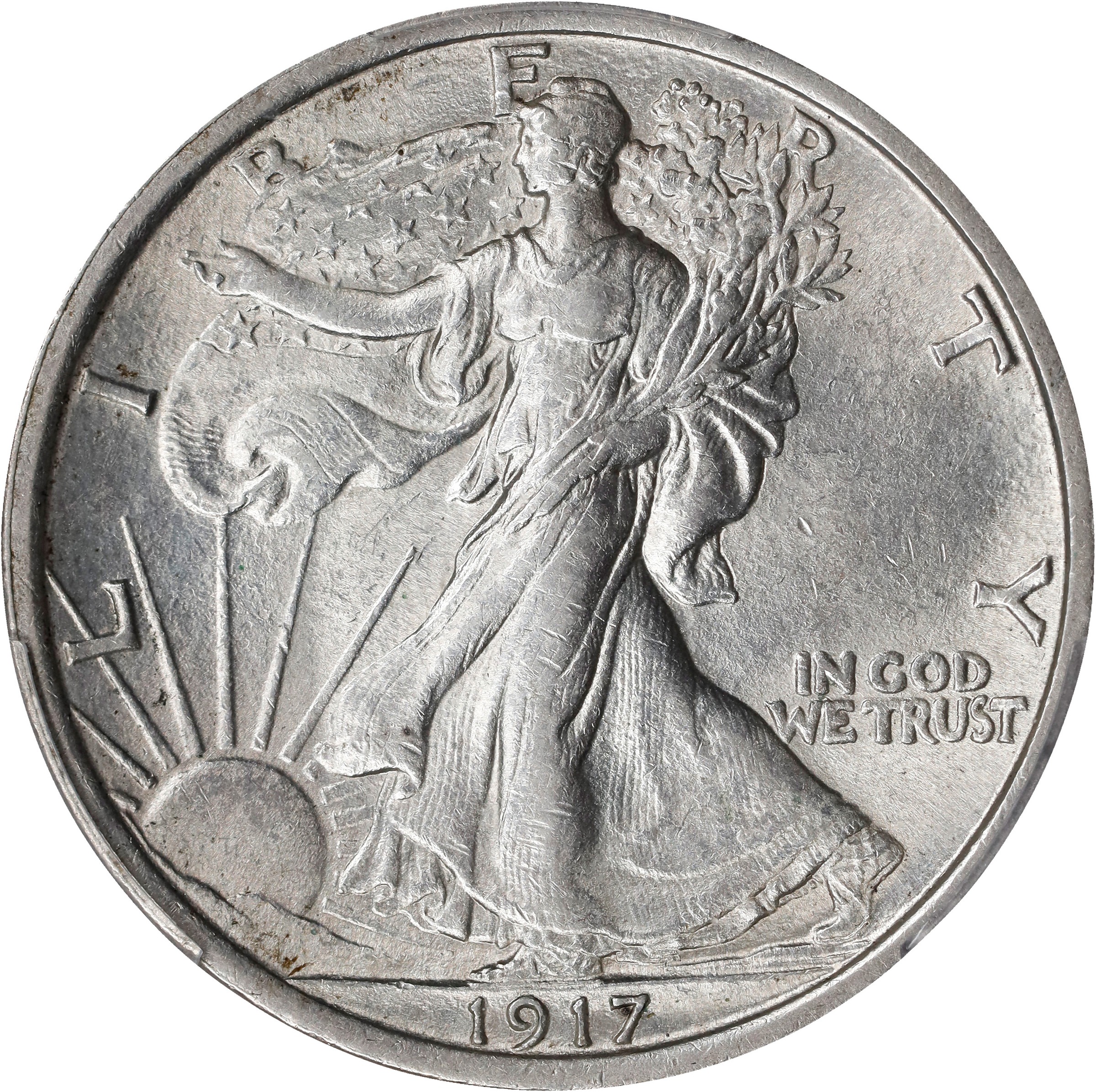 1917 50c MS60 CAC thumbnail 3
