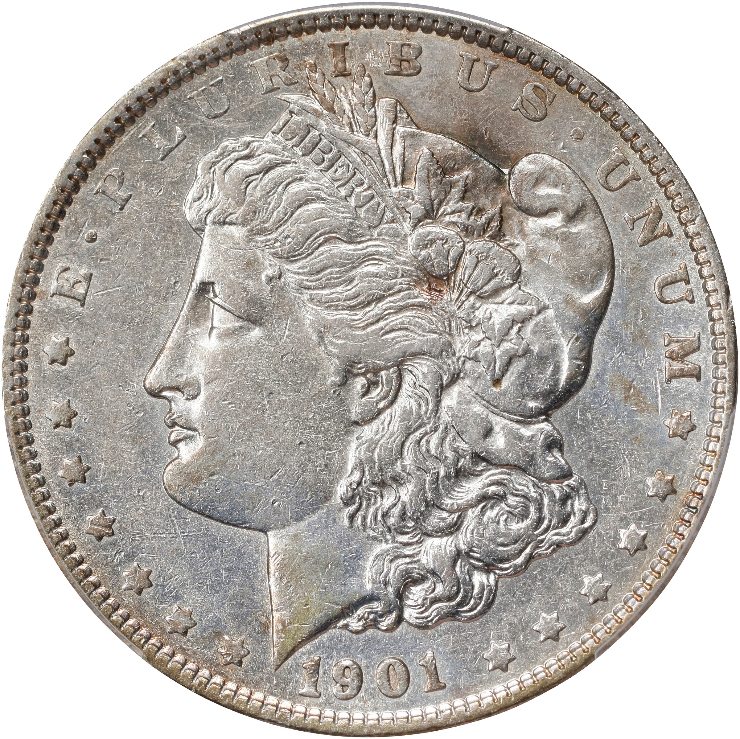 1901 $1 VF20 CAC thumbnail 3