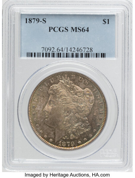 1879-S $1  Doubled Date, VAM-106 VG8 thumbnail 2