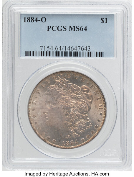 1884-O $1  Clashed Dies, VAM-56A MS thumbnail 5