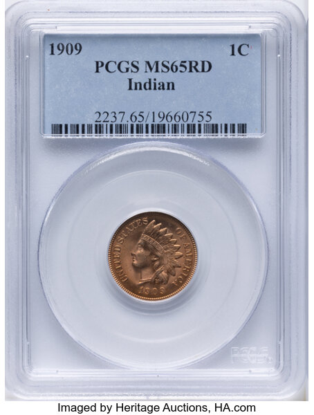 1909 1c Indian MS RD thumbnail 8