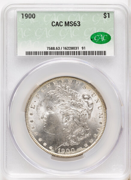 1900 $1  Doubled 1-0, VAM-13 MS thumbnail 3